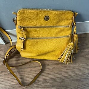 Anne Klein Yellow Crossbody Bag | Stylish & Versatile Purse